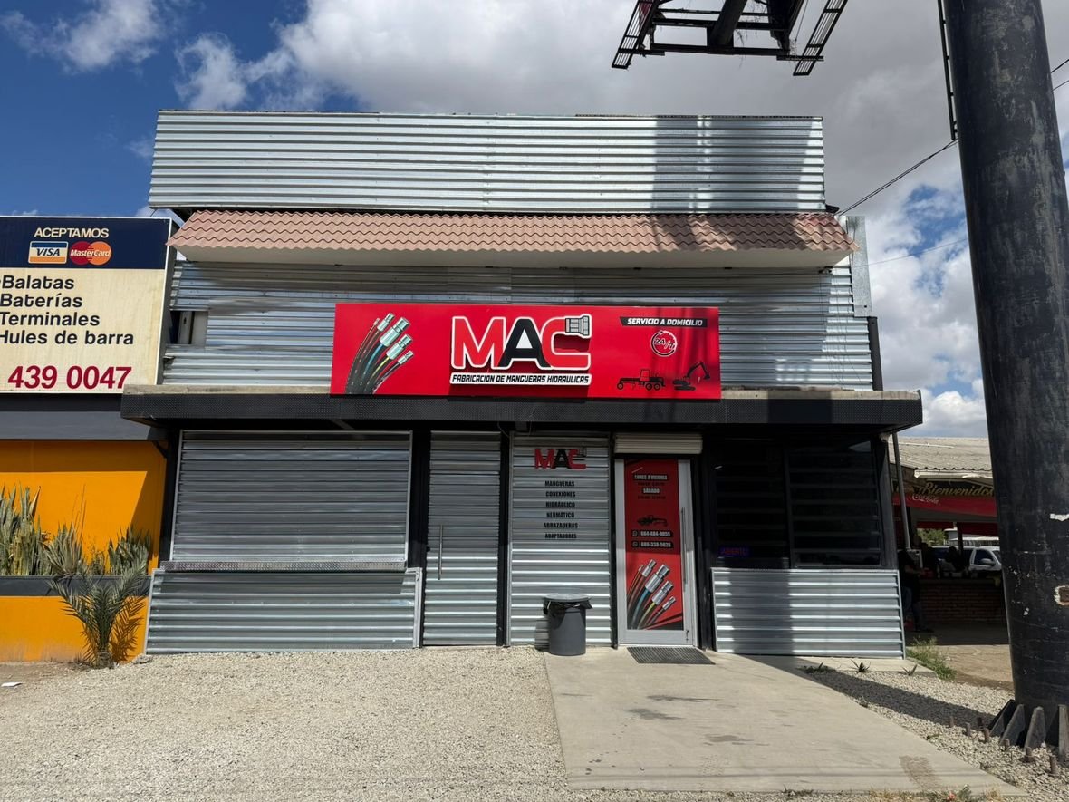 Fachada de MAC Fabricación de Mangueras Hidráulicas en Mexicali